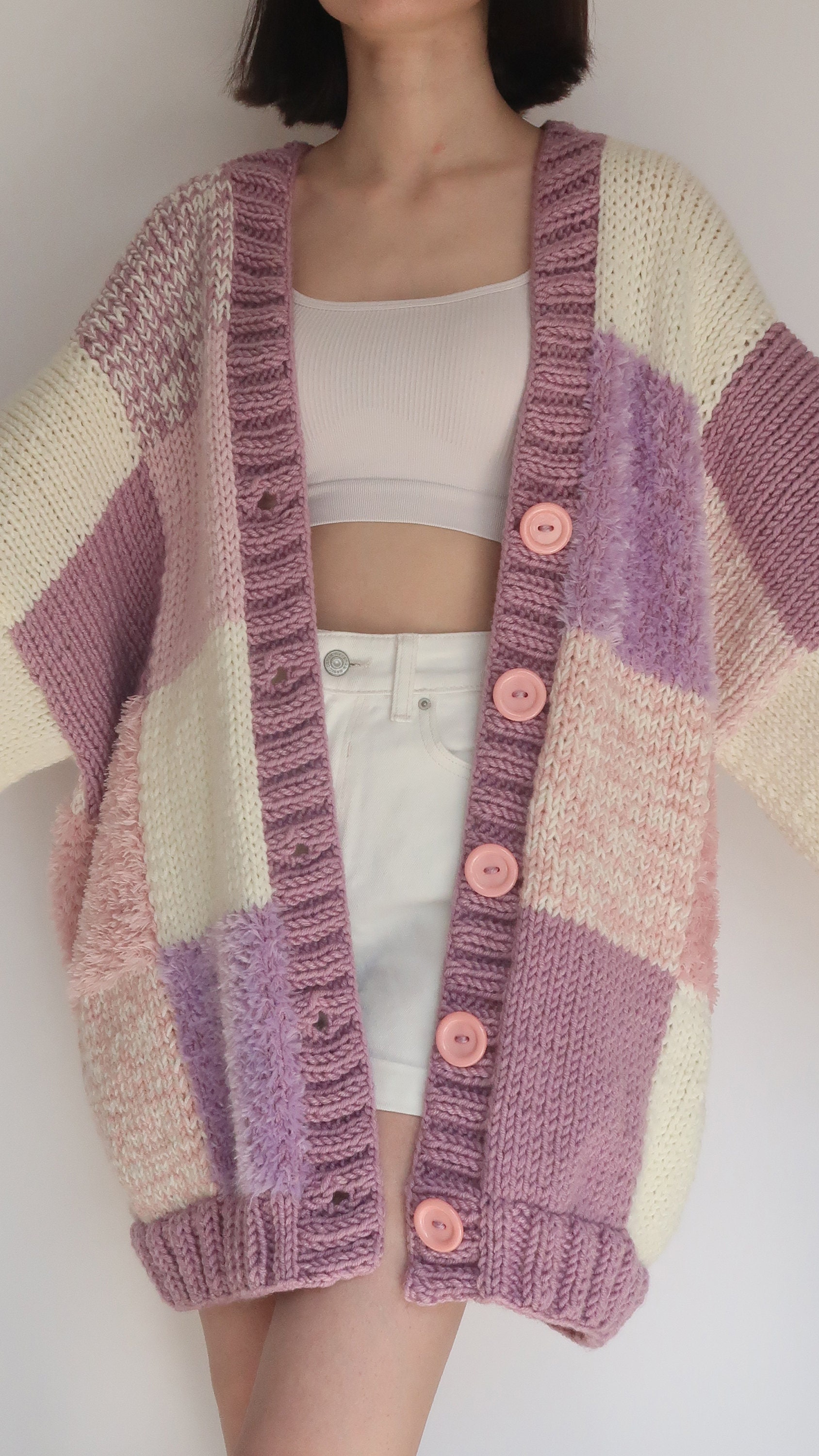 Thinner Patchwork Cardigan | I Feel so Cool Custom Orders - Etsy Thinner Patchwork Cardigan | I Feel so Cool Custom Orders - Etsy