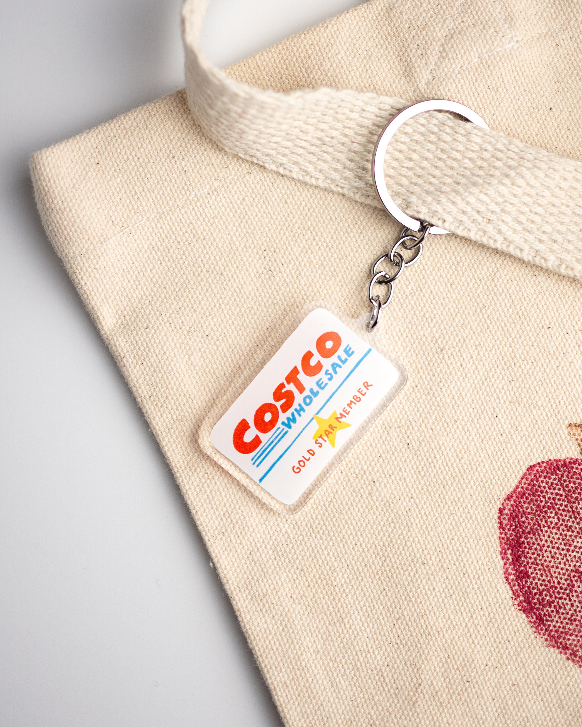 Costco Membership Card Keychain Accessory for Gifts, Decoration, Etc