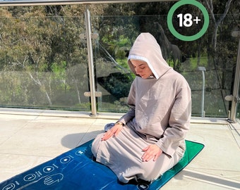 Adult Prayer Mat | Interactive Prayer Mat | Beginners Prayer Mat | Perfect for Adults 18+ | MALE & FEMALE, Ramadan and Eid Gift