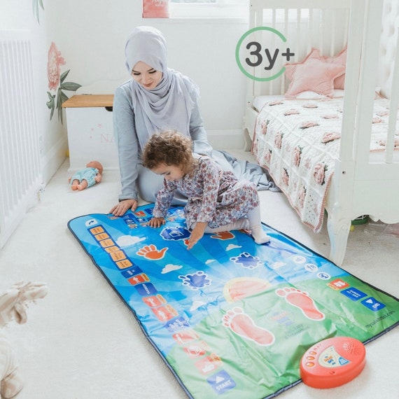 Kids Prayer Mat | Interactive Prayer Mat, Educational Toy, Ramadan Eid Gift, Vibrant colours, Audio and Visual Guides, Ramadan and Eid Gift