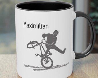 Gifts BMX rider mug cyclist gift track cycling mountain bike cyclocross trial gravel bikepacking road cycling