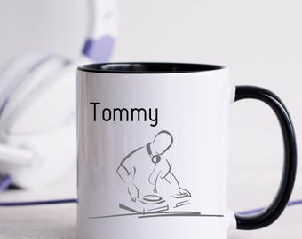 DJ Gift DJ Mug DJ Personalized DJ Gift Disc Jockey Gifts Gifts with Name Disc Jockey DJ Gifts