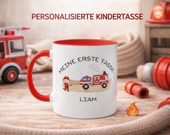 Personalized Firefighter Mug, Gifts for Firefighter Fans, Mug with Name, Firefighter Gifts, Firefighter Mug with Name