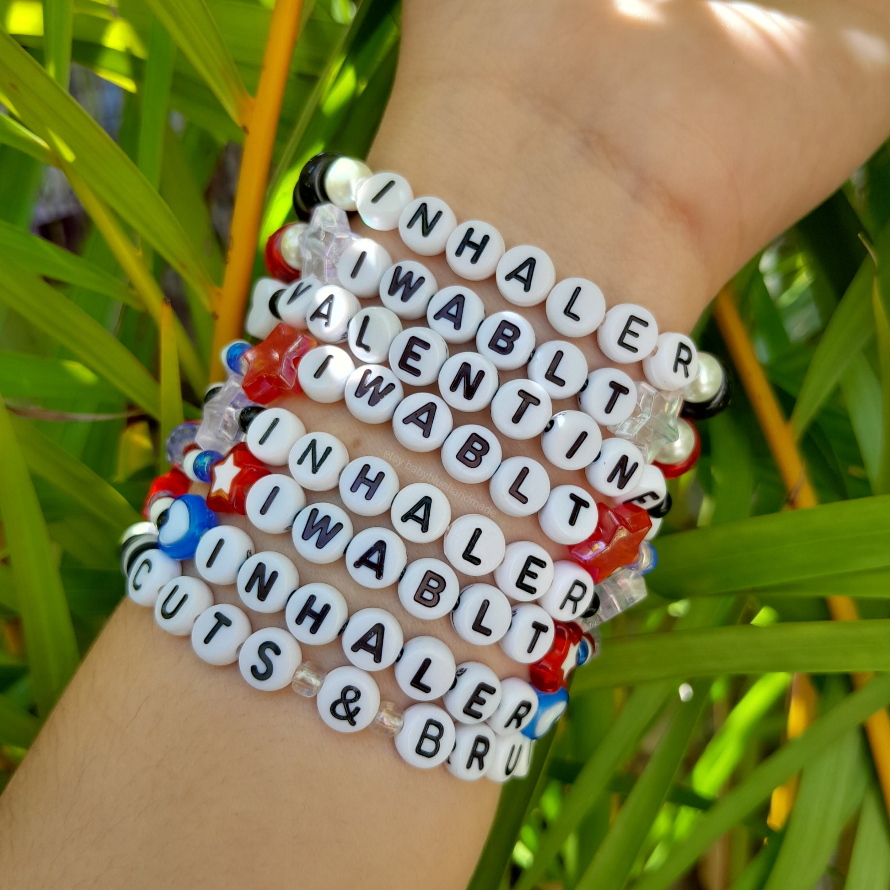 Funny letter bracelets deals