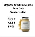 BUY 2 GET 1 FREE!  Alkaline 100% Organic Irish Sea Moss Gel | Dr. Sebi Inspired | St. Lucia Wild Harvested Sea Moss