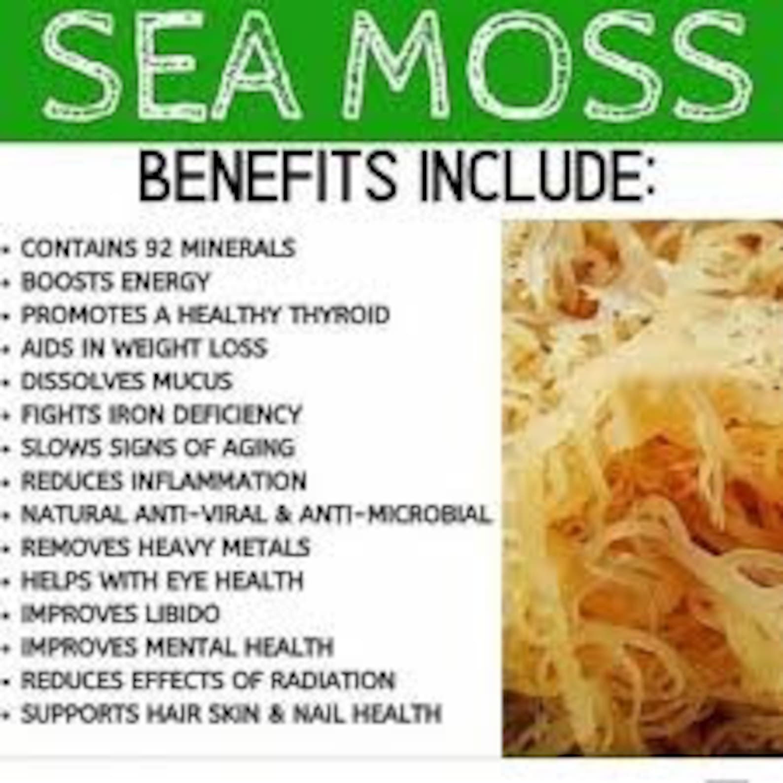 Buy 2 Get 1 FREE Dr. Sebi Grade Irish Sea Moss Hair and Body | Etsy