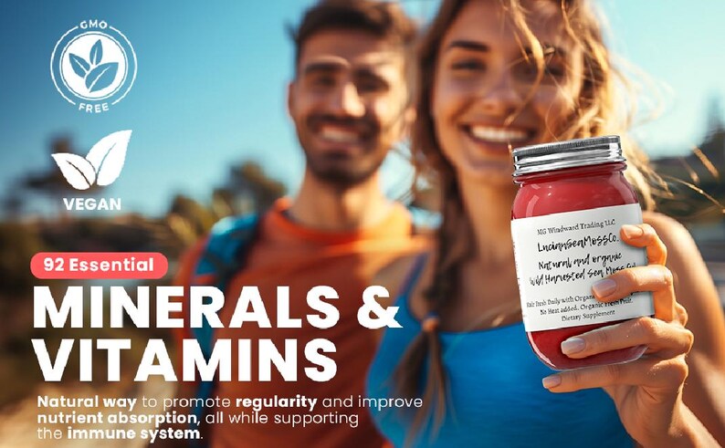 Buy 2 Get 1 Free! Alkaline Organic Irish Sea Moss Gel Infused With Organic Chlorella 100% Organic, Dr. Sebi Inspired image 7