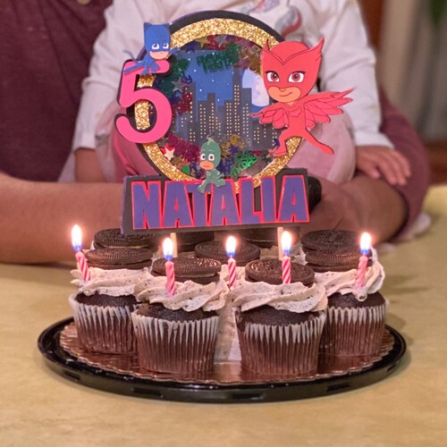 PJ Masks Cake Topper Etsy