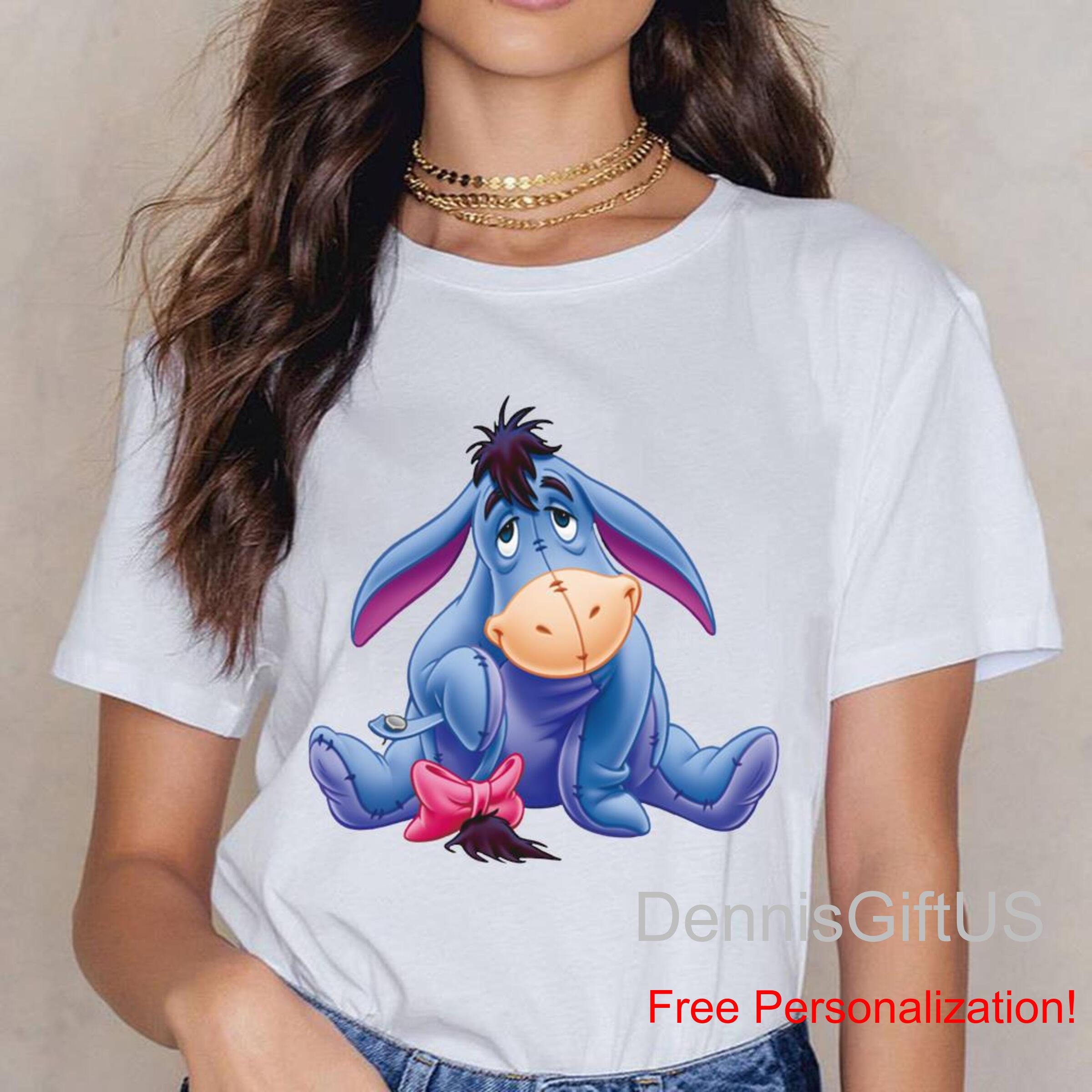 Personalized Airbrush Eeyore Shirt 