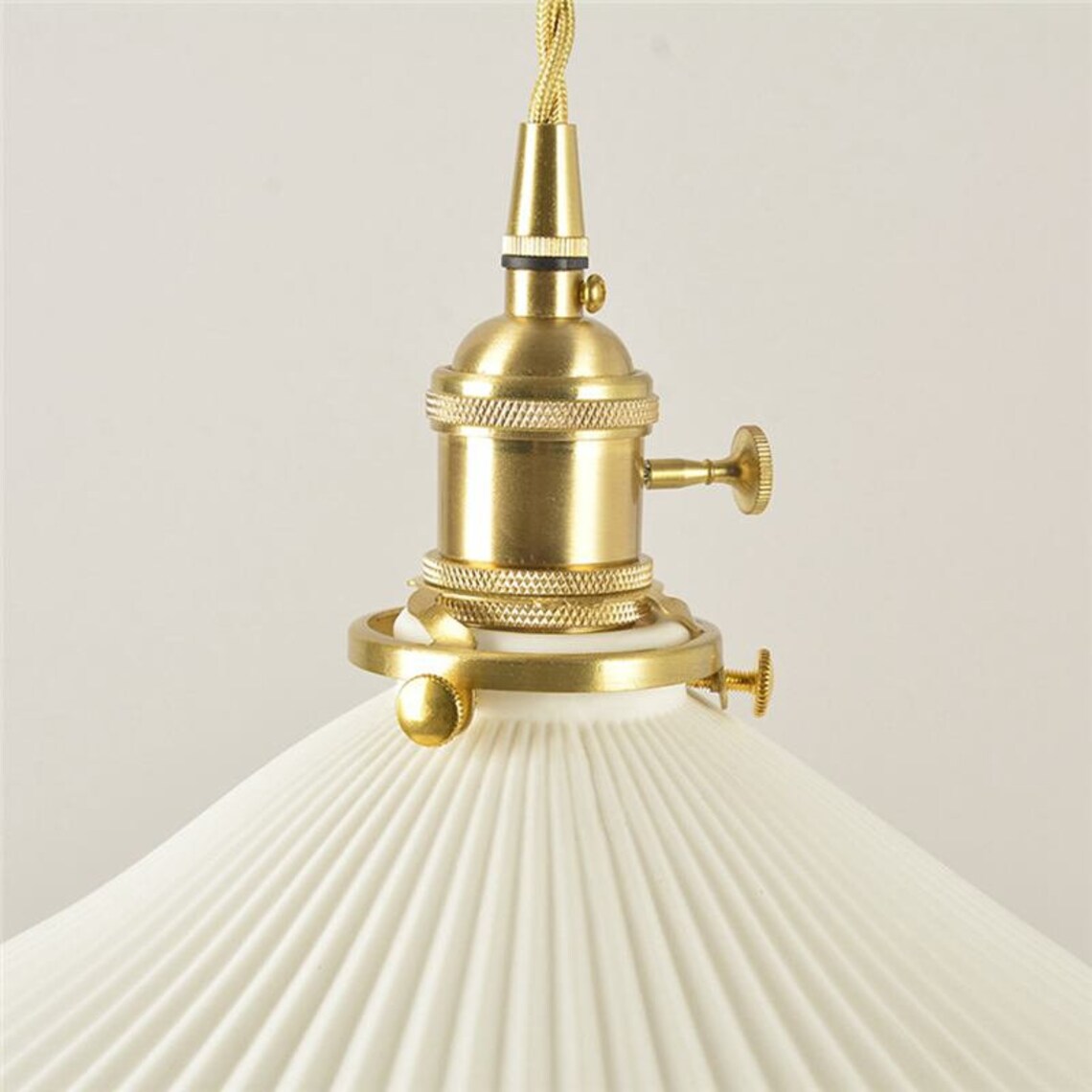 YZ629 Vintage Ceramic Pleat Lamp Shades For Living Room Etsy