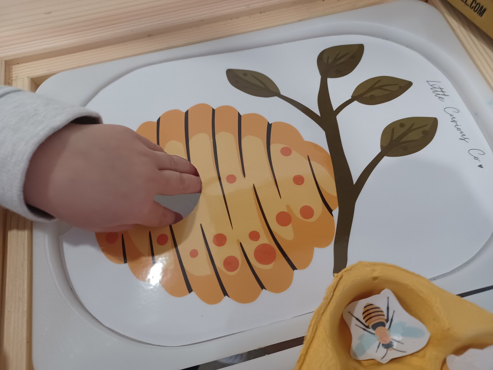 Printable Trofast Flisat Lid Hive Insert Montessori Post Etsy Canada