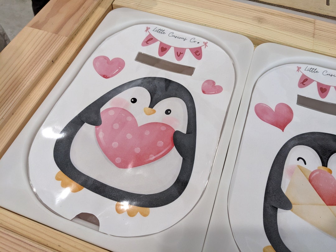 Printable Trofast Flisat Lid Insert, Valentine Love Game, Homeschool