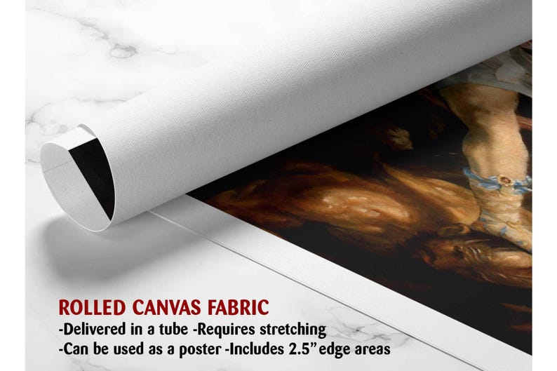 a roll of white paper with a picture of a man on it