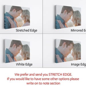 Custom Square Photo Canvas Print, Personalized Picture Wall Art image 7