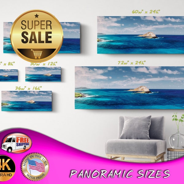 Personalized Panoramic Photo on Canvas | Custom Image Prints | Customized Canvas Art | Wall Decor | Handcrafted Canvas Prints**HANDCRAFTED**