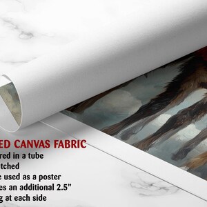 a roll of white paper with a picture of a dog on it