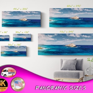 Custom Canvas Art Personalized Panoramic Photo Prints for Unique Home Decor - Transform Your Memories into Art - Wall Art for Your Space