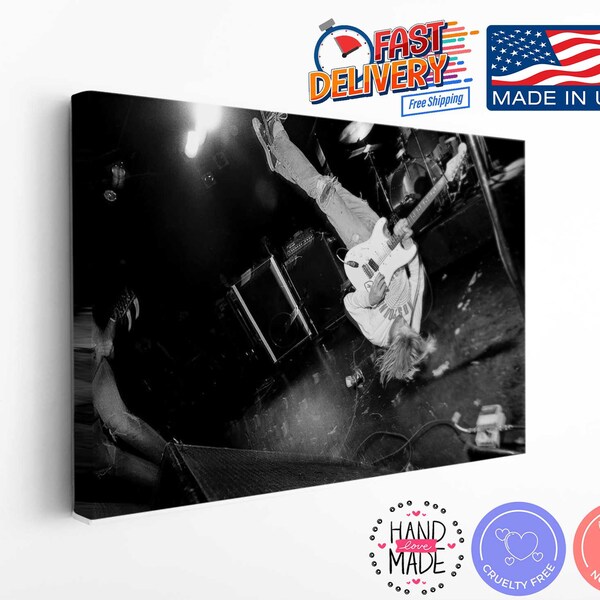 Rock Band Canvas Wall Art Etsy