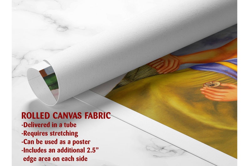 a roll of white paper with a picture of a woman on it