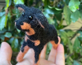 Custom Made Needle Felted Pets / Personalized Pet Portraits / Made To Order / Needle Felted Dog / Needle Felted Cat / Needle Felted Rabbit