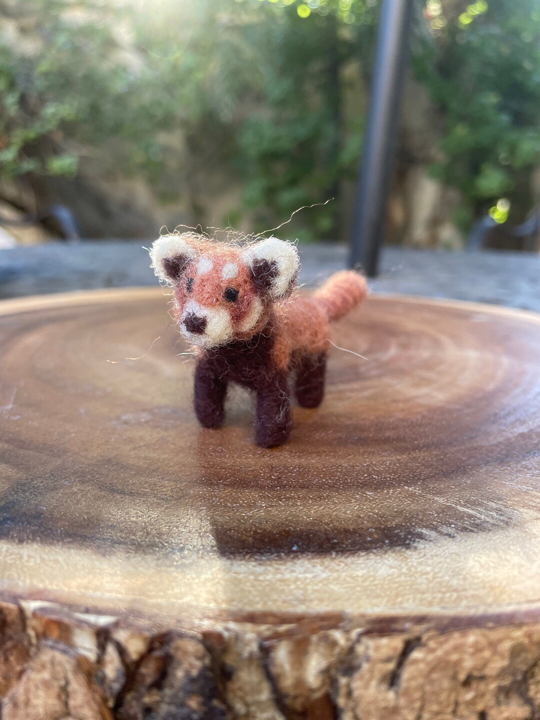 Needle Felted Red Panda / Handmade / Felted Panda / Red Panda Etsy