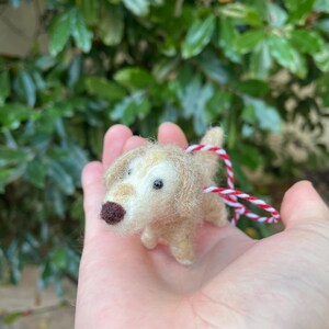 Custom Mini Needle Felted Dog / Made To Order / Handmade / Dog Lover Gifts / Personalized Dog Art / Dog Keychain / Dog Art / Dog / Pet Art image 13