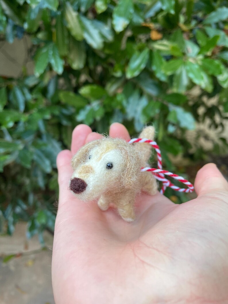 Custom Mini Needle Felted Dog / Made To Order / Handmade / Dog Lover Gifts / Personalized Dog Art / Dog Keychain / Dog Art / Dog / Pet Art image 13