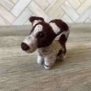 Custom Mini Needle Felted Dog / Made To Order / Handmade / Dog Lover Gifts / Personalized Dog Art / Dog Keychain / Dog Art / Dog / Pet Art image 6