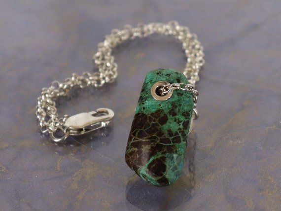 Raw Eilat Stone Polished With Natural Look In Silver 925 Etsy Raw Eilat Stone Polished With Natural Look In Silver 925 Etsy