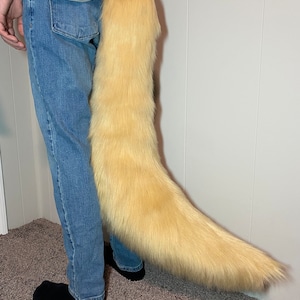 Custom Extra Large Tail Costume Cosplay Pet Play Furry Dog Cat Puppy Kitten Pup German Shepherd Therian K9 Canine Huge Big Long Fursuit