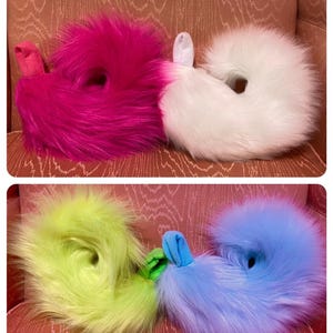 Niestandardowy Mini Lokowany Ogon Kawaii Kostium Cosplay Pet Play Furry Pies Szczeniak Kot Kociak Szczeniak Husky K9 Canine Therian Nub Fursuit