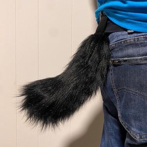 Custom Nub Tail 2 Short Stubby Small Costume Cosplay Pet Play Furry Cat Dog Puppy Kitten Pup Therian K9 Canine Lamb Lynx Bobcat Fursuit