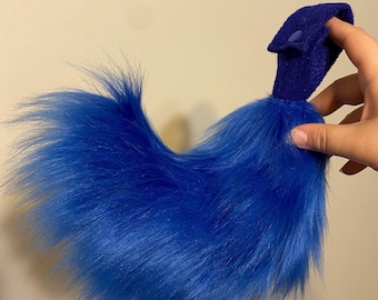 Custom Pointy Perky Bunny Rabbit Tail Kawaii Costume Cosplay Pet Play Furry Sonic Nub Therian Cat Shadow Fursuit