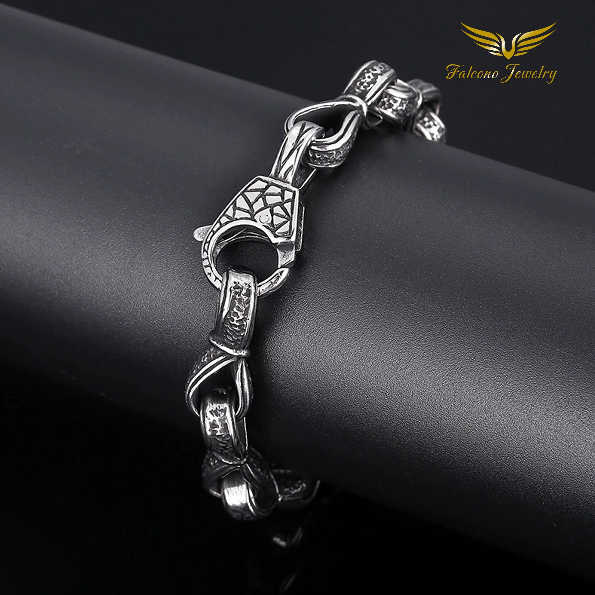 Guitar Bracelet – Stainless Steel Mesh Band Punk Bangle For Men & Women (Gold Color)