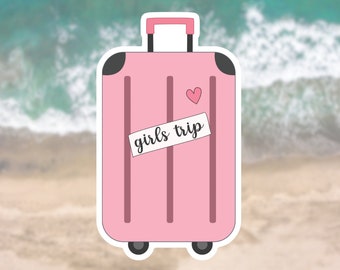 Girls Trip Stickers Set | For Unforgettable Getaways and Lasting Memories