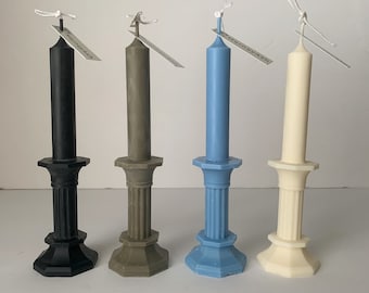 Taper Candle, Candlestick Candle, Pillar Candle, Soy Shaped Candle, Greek Roman candle, Home decor candle, Aesthetic candle, Wedding, Gifts