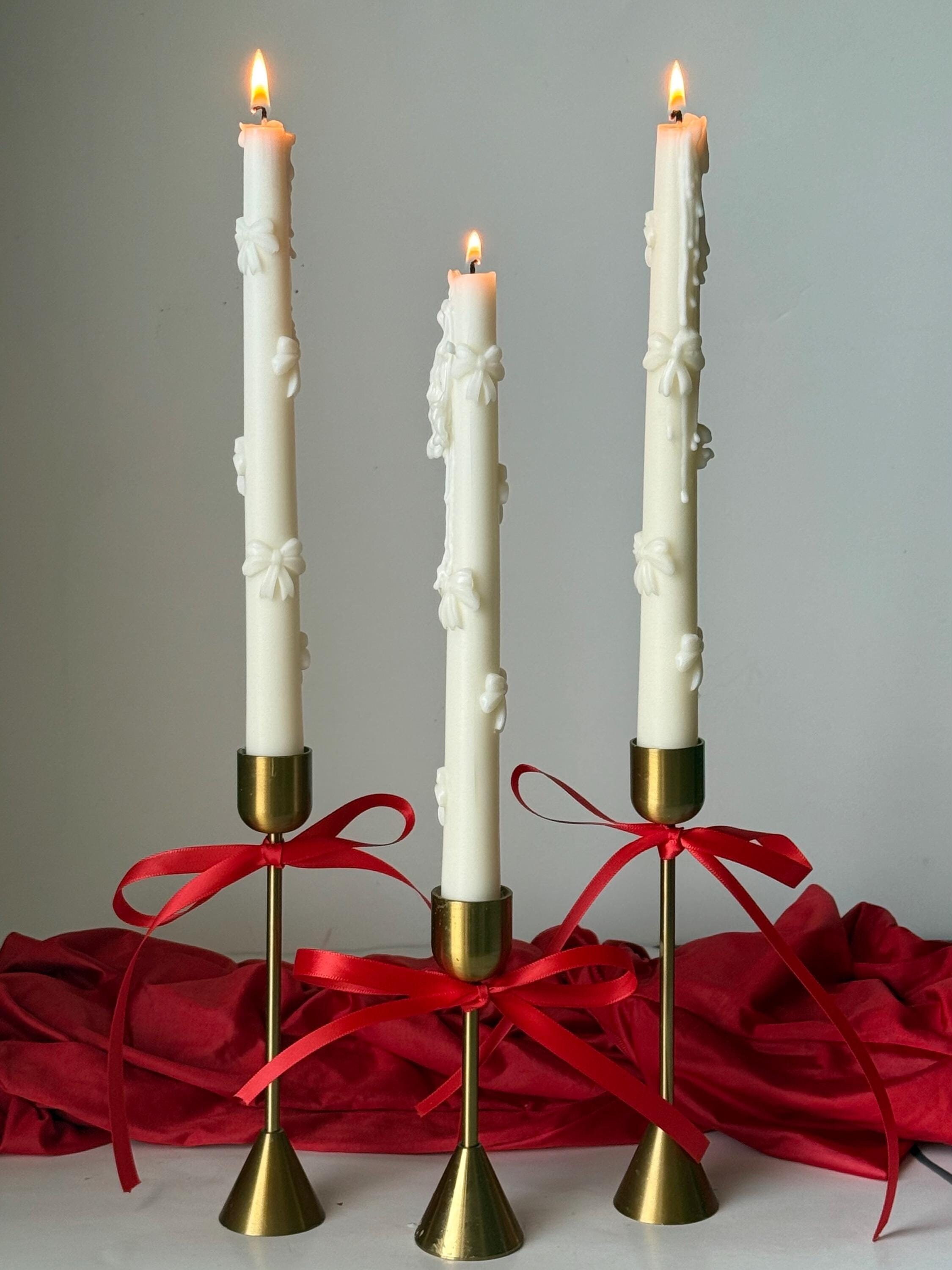 Black Bow Candle - Etsy
