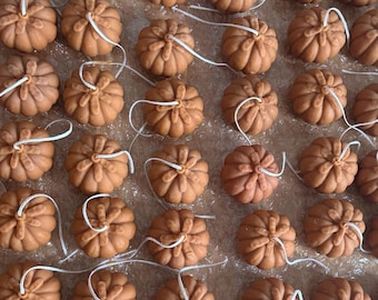 Kürbis Kerze Groß, Kürbis Gastgeschenke, Halloween Dekor, Herbst Dekor, Kürbis Duftkerze, Halloween Kerze, Tisch Dekor, Herbst Dekor