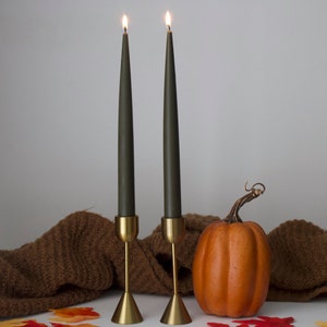 Taper Candle, Candlesticks, Shaped Candle, Beeswax Soy Candle, Fall Table Candle, Home Decor Candles, Candle Set, Aesthetic Candle, Gift image 5