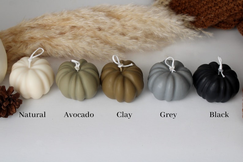 Pumpkin Candle, Pumpkin Shaped Candle, Halloween Decor, Fall Decor, Pumpkin Scented Candle, Halloween Candles, Table Decor, Autumn Decor image 5