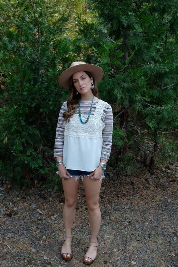 Vintage lace tank Gem