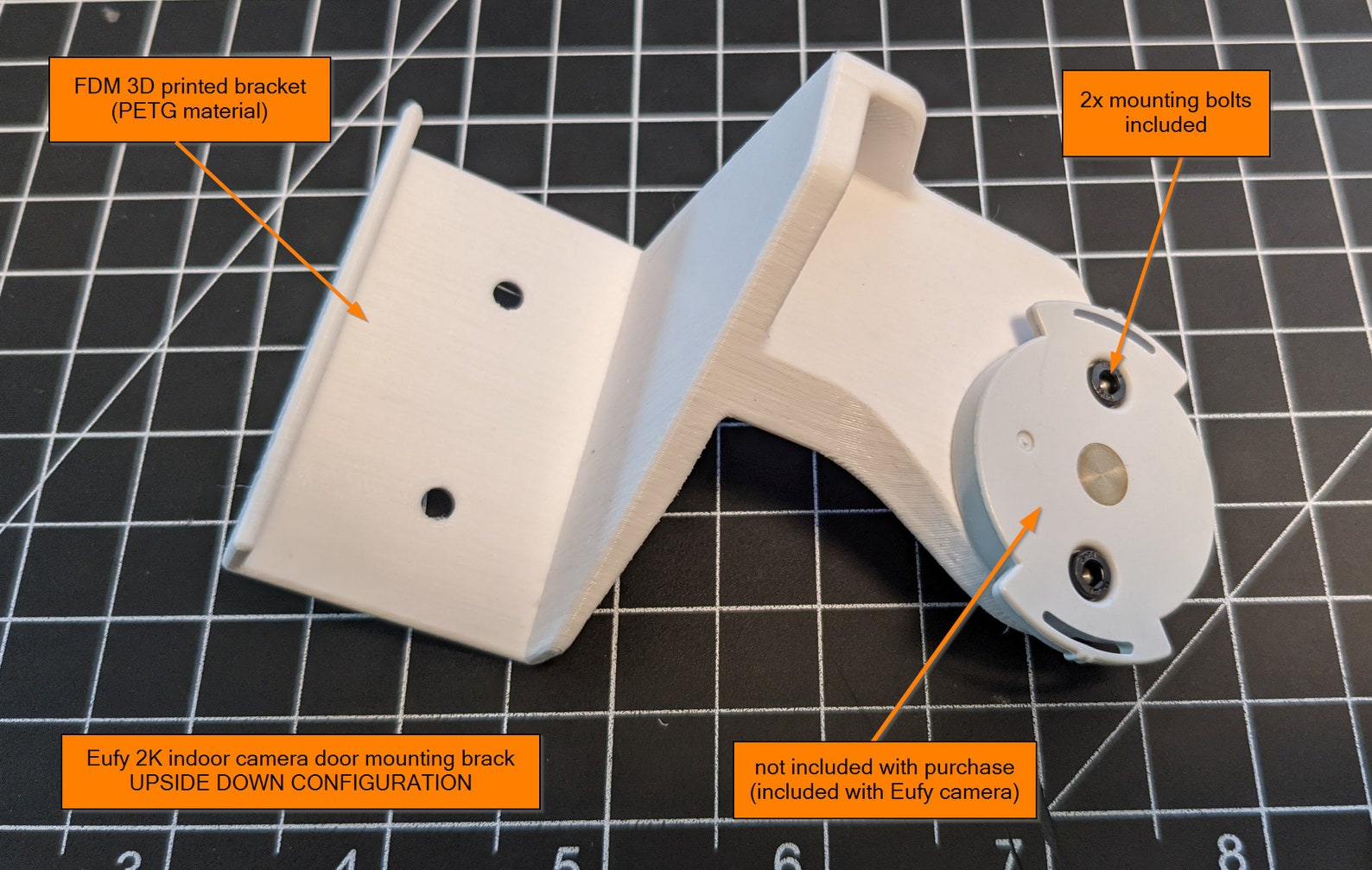 Door Mounting Bracket for Eufy 2K Indoor Pan and Tilt Indoor Etsy