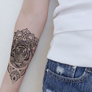 25 best ideas about Tiger tattoo design on Pinterest  Tiger  Hot Tattoo   Tree tattoo forearm Neck tattoo Oak tree tattoo forearm