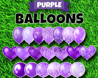 Purple Balloon Set Lawn Sign Yard Card Outdoor Party Decorations Business Supplier