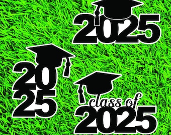 Graduation 2025 yard card signs for parties, balloon arches, walls and more