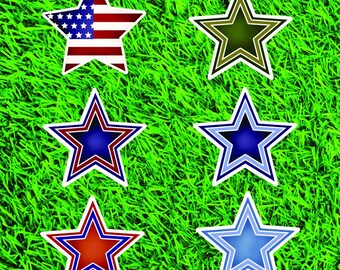 American Stars for Yard Cards, Party Planners, Events and More