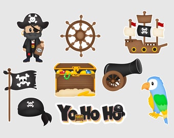 Ahoy Mate Pirate Set 1 Yard Cards for Lawn Sign Rental Businesses