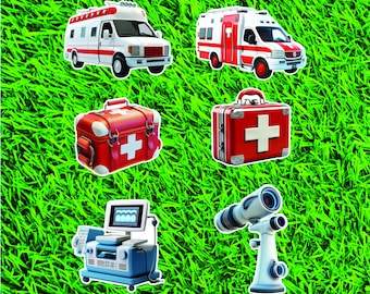 Medical First Responder yard card signs for parties, balloon arches, walls and more