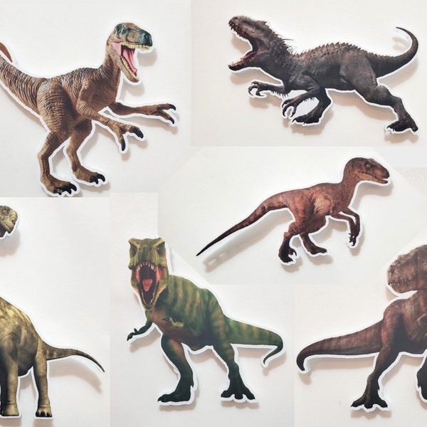 Realistic Dinosaur Yard Card Set for Lawn Sign Rental Businesses Supplies