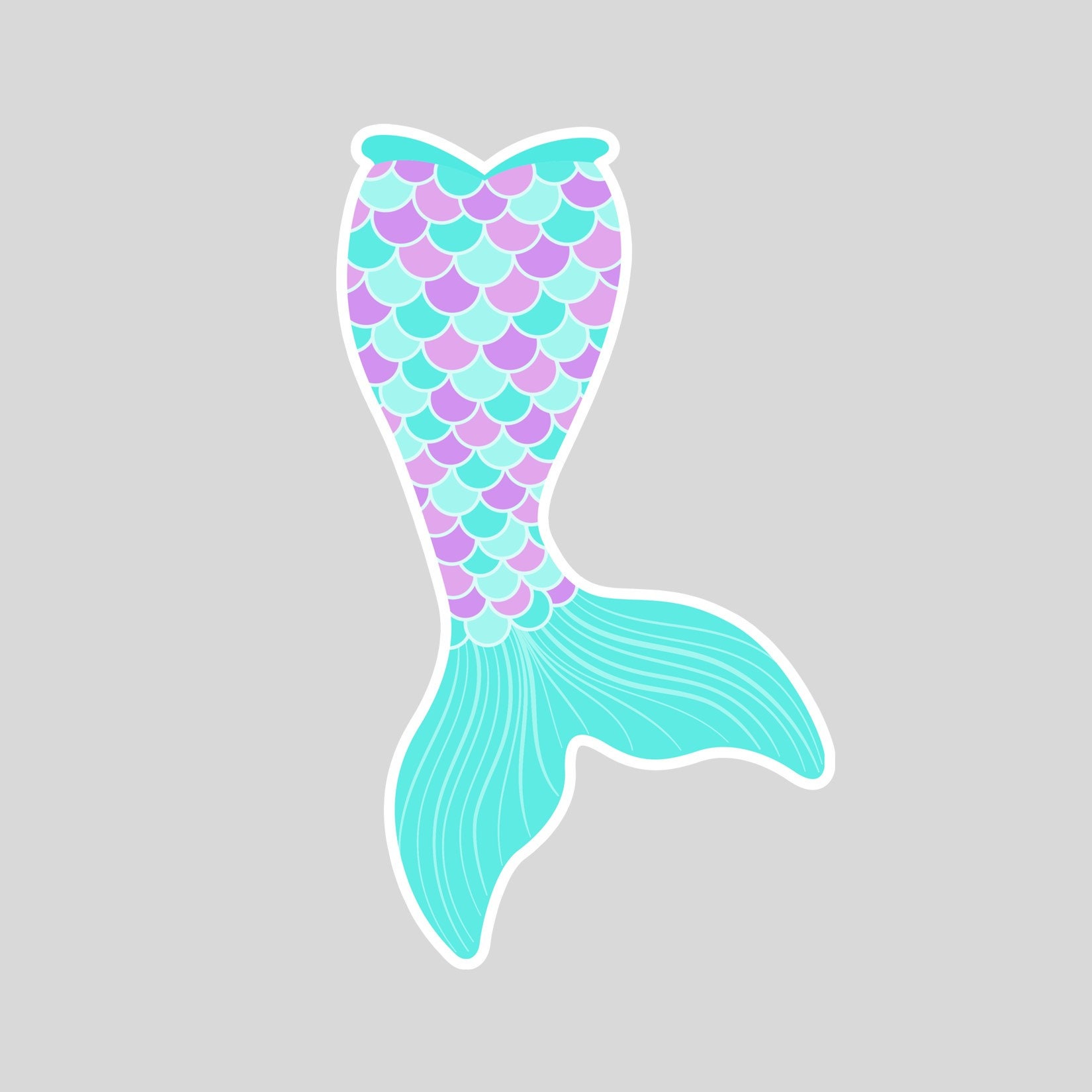 Mermaid Tail Yard Card for Lawn Sign Rental Businesses